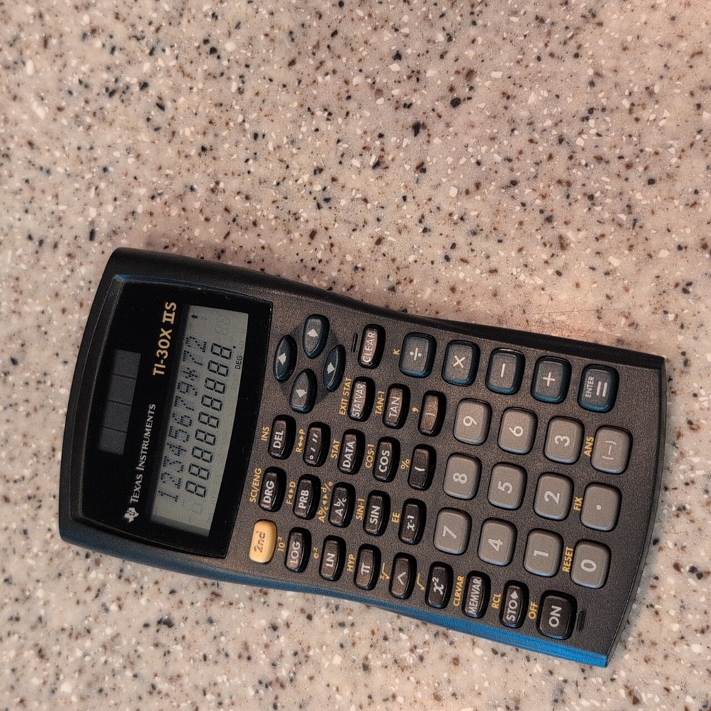 Texas Instruments TI-30X IIS Solar Powered Calculator - Picture 2 of 3